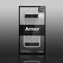 More - Bumper Armor Metal Hybrid Per IPhone 5/5S - Alluminio/Blu -Cover Style Negozio more bumper armor metal hybrid per iphone 5 5s alluminioblu 4