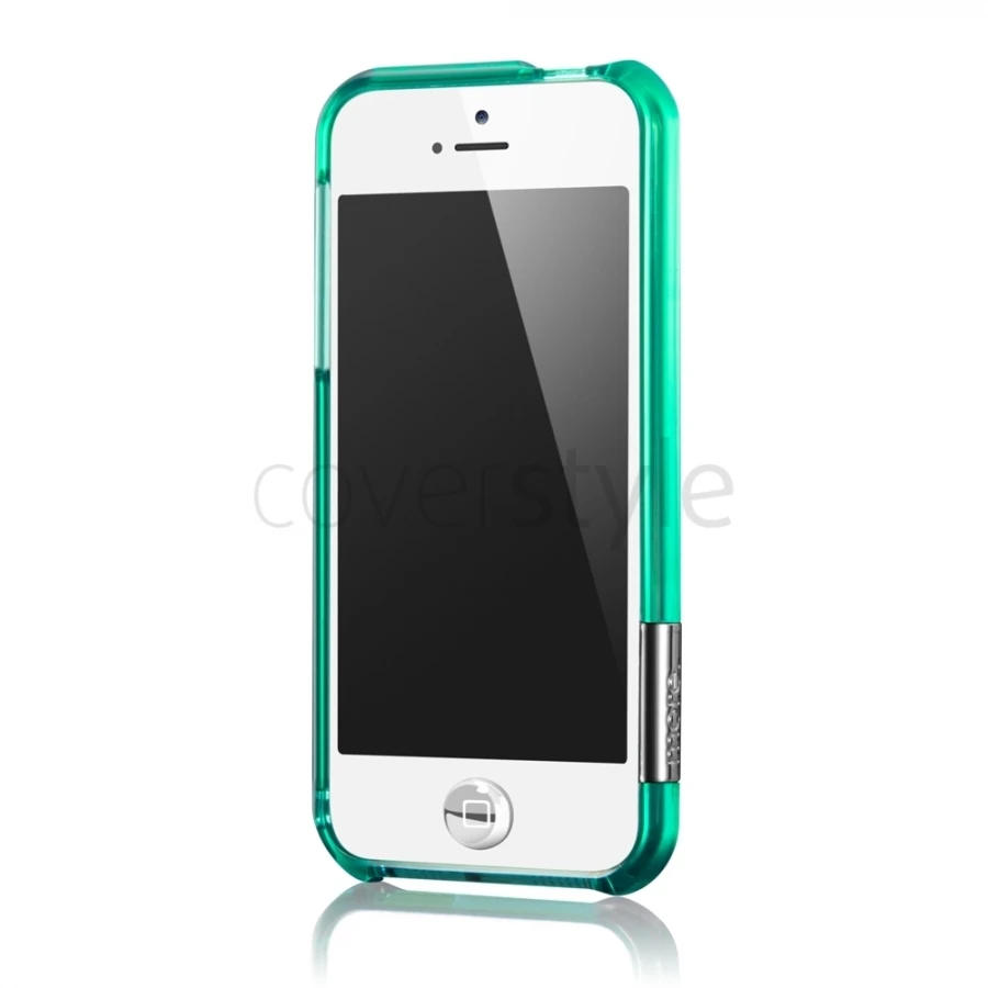 More - Bumper Color Gem Lucent Per IPhone 5/5S - Emerald (Verde) 1 More - Bumper Color Gem Lucent Per IPhone 5/5S - Emerald (Verde)