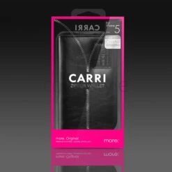 More - Custodia Carri A Portafoglio Con Cerniera - Nero/Fucsia -Cover Style Negozio more custodia carri a portafoglio con cerniera nero fucsia 5