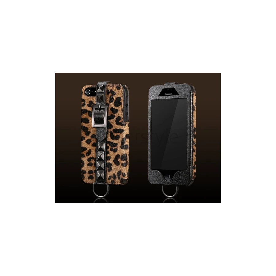 More - Custodia Glam Rocka Exclusive Per IPhone 5/5S - Leopardato/Nero 1 More - Custodia Glam Rocka Exclusive Per IPhone 5/5S - Leopardato/Nero