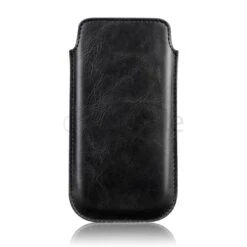 More - Custodia In Pelle Letiqué Collection - Norman (Nero)﻿