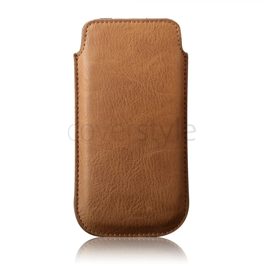 More - Custodia In Pelle Letiqué Collection - Ulia (Marrone) 2 More - Custodia In Pelle Letiqué Collection - Ulia (Marrone) - immagine 2