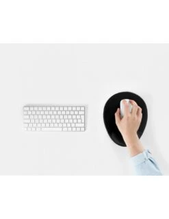 Tappetino Mouse Con Supporto Polso In Gel - Nero
