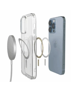 UltraFlex PRO® - Custodia TPU+PC Antiurto + Supporto MagSafe® Per IPhone 13 Pro - Trasparente -Cover Style Negozio ultraflex pro custodia tpu pc antiurto supporto magsafe per iphone 13 pro trasparente 7