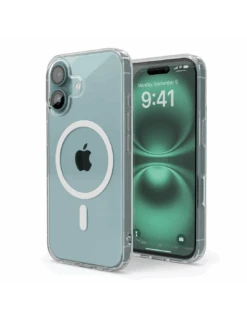 UltraFlex PRO® - Custodia TPU+PC Antiurto + Supporto MagSafe® Per IPhone 16 Plus - Trasparente -Cover Style Negozio ultraflex pro custodia tpu pc antiurto supporto magsafe per iphone 16 plus trasparente 3