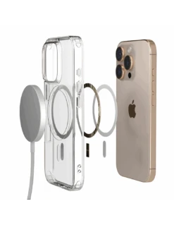 Cover Style Negozio -Cover Style Negozio ultraflex pro custodia tpu pc antiurto supporto magsafe per iphone 16 pro max trasparente 1