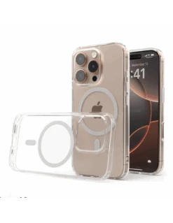 Cover Style Negozio 10 UltraFlex PRO® - Custodia TPU+PC Antiurto + Supporto MagSafe® Per IPhone 16 Pro Max - Trasparente