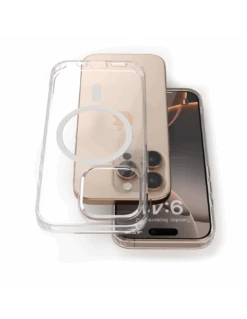 UltraFlex PRO® - Custodia TPU+PC Antiurto + Supporto MagSafe® Per IPhone 16 Pro Max - Trasparente -Cover Style Negozio ultraflex pro custodia tpu pc antiurto supporto magsafe per iphone 16 pro max trasparente 3