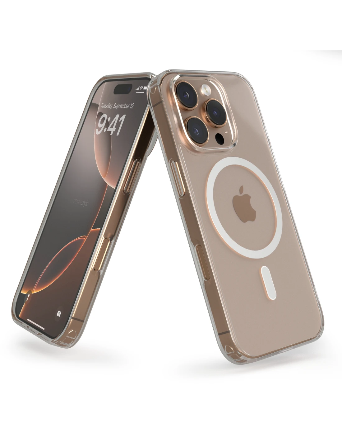 UltraFlex PRO® - Custodia TPU+PC Antiurto + Supporto MagSafe® Per IPhone 16 Pro - Trasparente 3 UltraFlex PRO® - Custodia TPU+PC Antiurto + Supporto MagSafe® Per IPhone 16 Pro - Trasparente - immagine 3