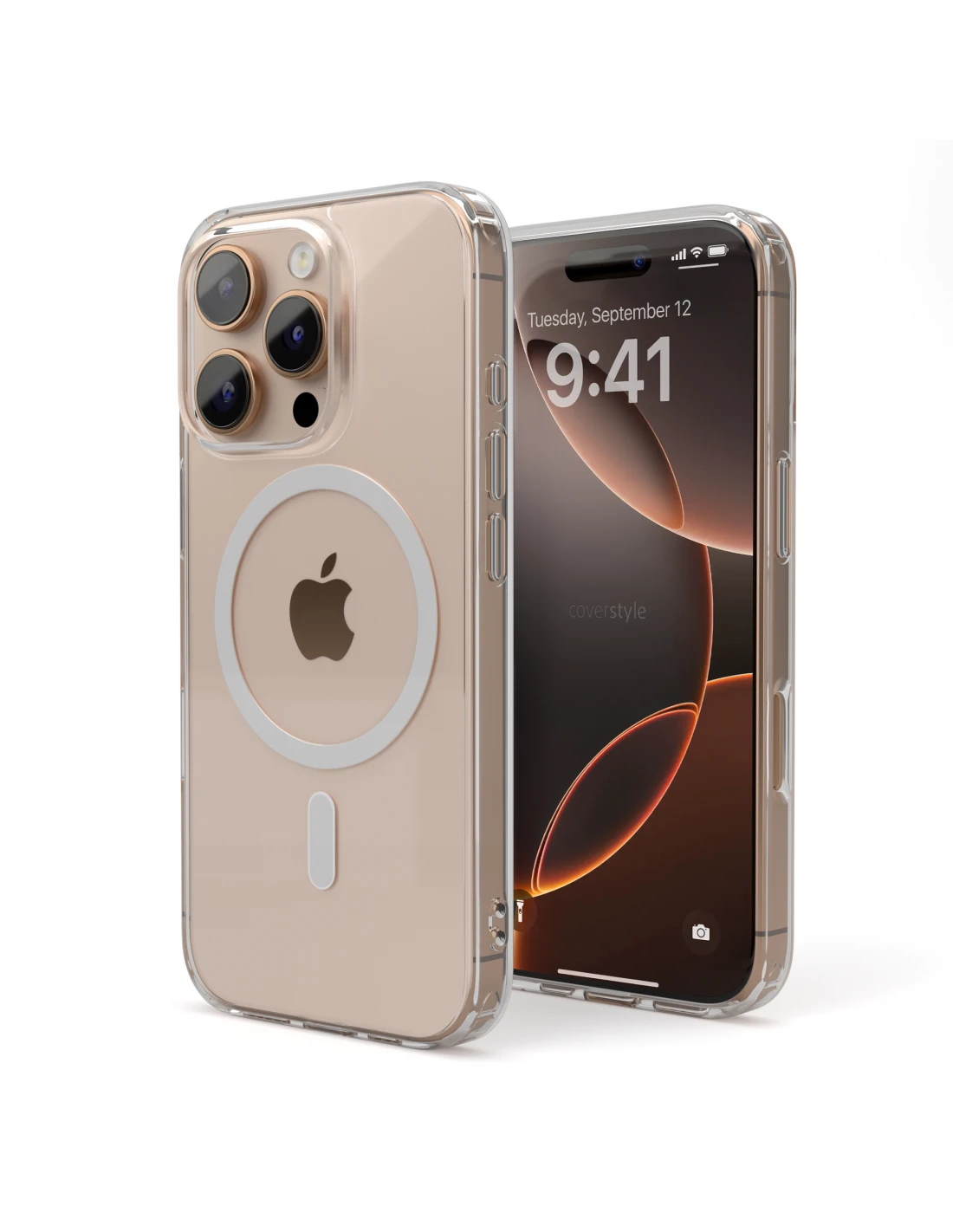 UltraFlex PRO® - Custodia TPU+PC Antiurto + Supporto MagSafe® Per IPhone 16 Pro - Trasparente 5 UltraFlex PRO® - Custodia TPU+PC Antiurto + Supporto MagSafe® Per IPhone 16 Pro - Trasparente - immagine 5