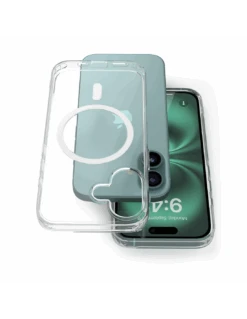 UltraFlex PRO® - Custodia TPU+PC Antiurto + Supporto MagSafe® Per IPhone 16 - Trasparente -Cover Style Negozio ultraflex pro custodia tpu pc antiurto supporto magsafe per iphone 16 trasparente 2