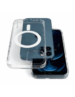 UltraFlex PRO® - Custodia TPU+PC Antiurto Con Supporto MagSafe® Per IPhone 12 Mini - Trasparente -Cover Style Negozio ultraflex pro custodia tpupc antiurto con supporto magsafe per iphone 12 mini trasparente 1