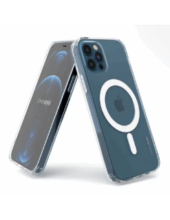 UltraFlex PRO® - Custodia TPU+PC Antiurto Con Supporto MagSafe® Per IPhone 12 Mini - Trasparente -Cover Style Negozio ultraflex pro custodia tpupc antiurto con supporto magsafe per iphone 12 mini trasparente 2