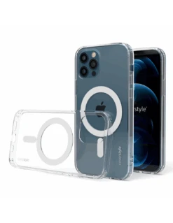 UltraFlex PRO® - Custodia TPU+PC Antiurto Con Supporto MagSafe® Per IPhone 12 Mini - Trasparente