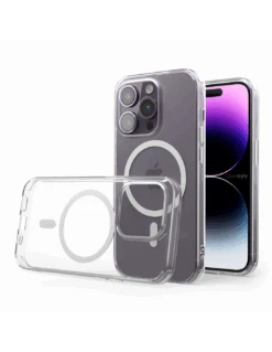 UltraFlex PRO® - Custodia TPU+PC Antiurto + Supporto MagSafe® Per IPhone 14 Pro Max - Trasparente