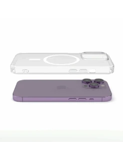 UltraFlex PRO® - Custodia TPU+PC Antiurto + Supporto MagSafe® Per IPhone 14 Pro Max - Trasparente -Cover Style Negozio ultraflex pro custodia tpupc antiurto supporto magsafe per iphone 14 pro max trasparente 7