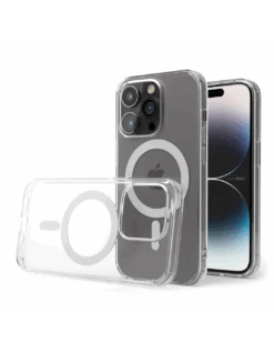 UltraFlex PRO® - Custodia TPU+PC Antiurto + Supporto MagSafe® Per IPhone 14 Pro Max - Trasparente -Cover Style Negozio ultraflex pro custodia tpupc antiurto supporto magsafe per iphone 14 pro max trasparente 8