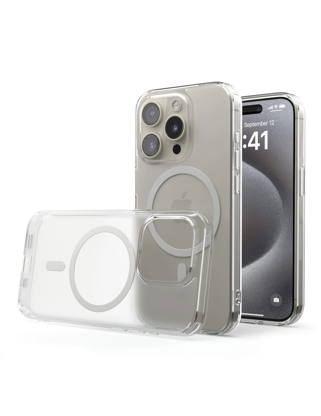 UltraFlex PRO MAT® - Custodia TPU+PC Antiurto + Supporto MagSafe® Per IPhone 15 Pro Max - Opaca 1 UltraFlex PRO MAT® - Custodia TPU+PC Antiurto + Supporto MagSafe® Per IPhone 15 Pro Max - Opaca