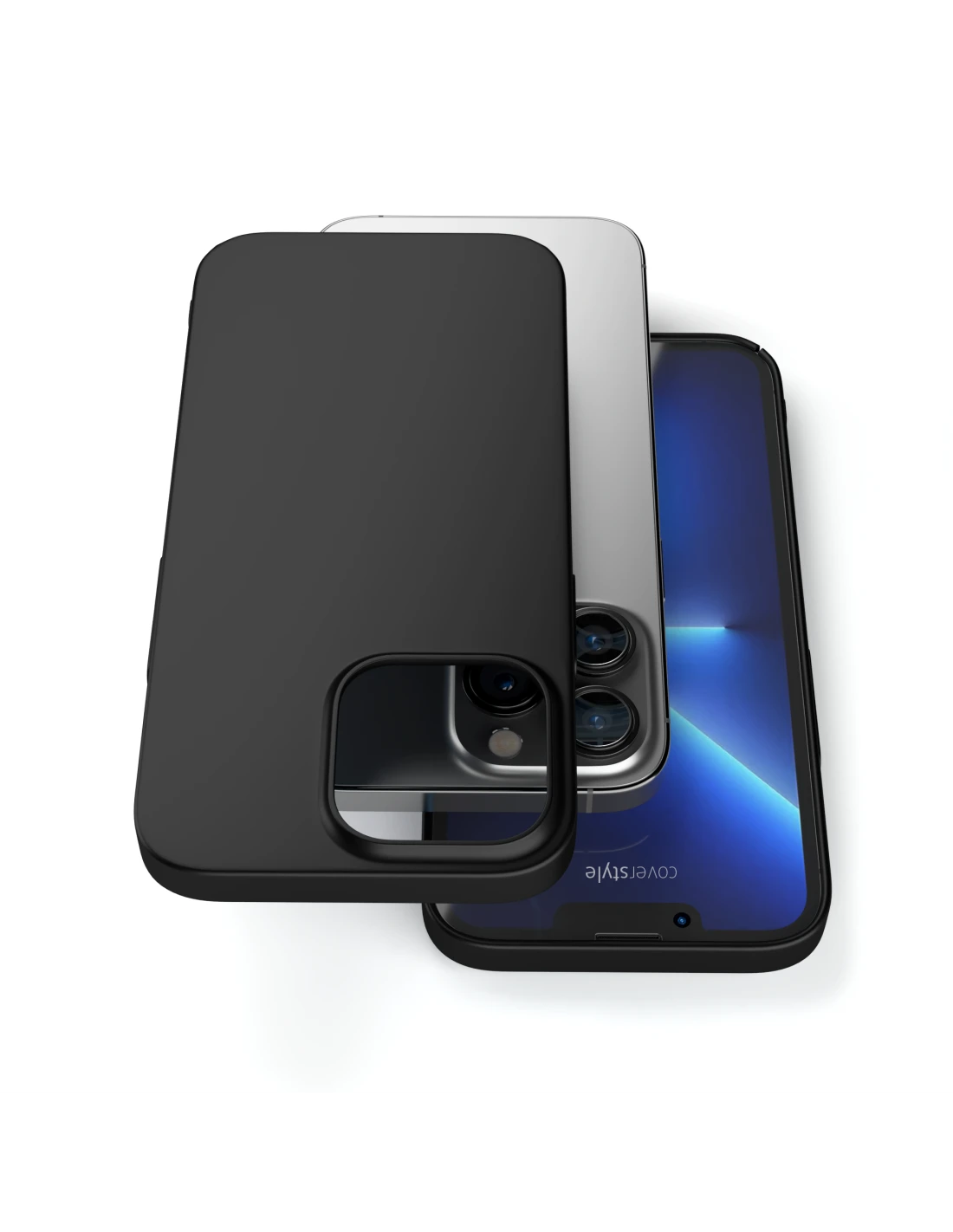 UltraSoft® - Custodia Policarbonato Opaco Soft-Touch Per IPhone 13 (6.1") - Nero 3 UltraSoft® - Custodia Policarbonato Opaco Soft-Touch Per IPhone 13 (6.1") - Nero - immagine 3