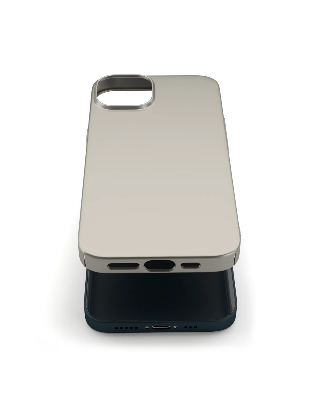 UltraSoft® - Custodia Policarbonato Opaco Soft-Touch Per IPhone 14 - Titanio Naturale 5 UltraSoft® - Custodia Policarbonato Opaco Soft-Touch Per IPhone 14 - Titanio Naturale - immagine 5