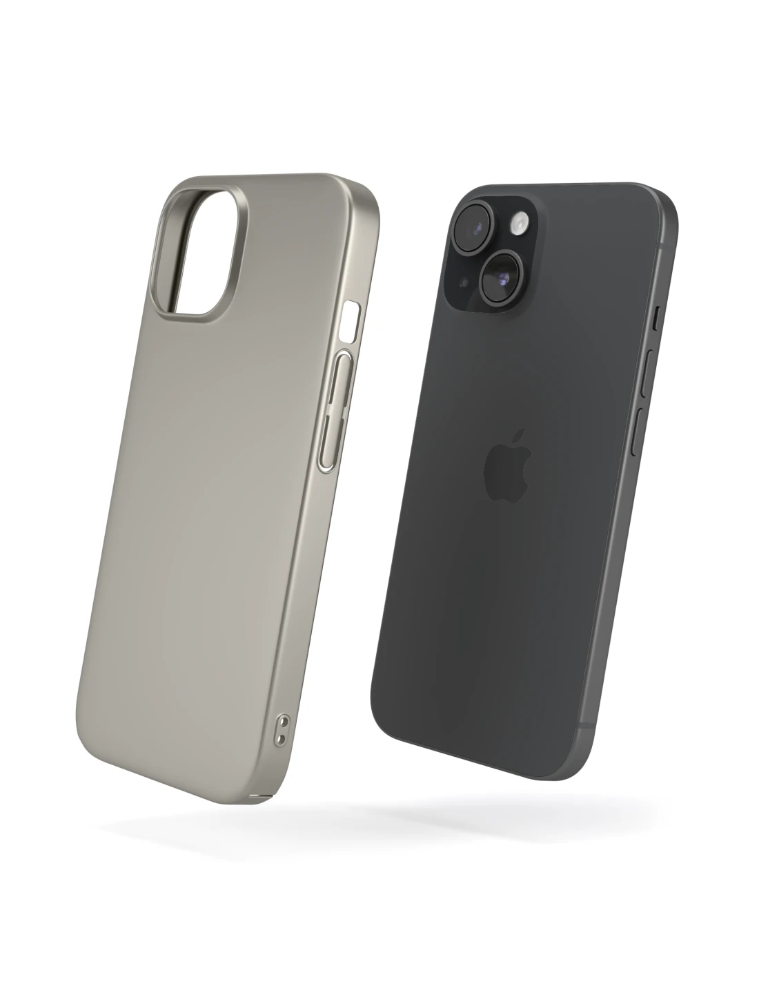 UltraSoft® - Custodia Policarbonato Opaco Soft-Touch Per IPhone 15 Plus - Titanio Naturale 5 UltraSoft® - Custodia Policarbonato Opaco Soft-Touch Per IPhone 15 Plus - Titanio Naturale - immagine 5