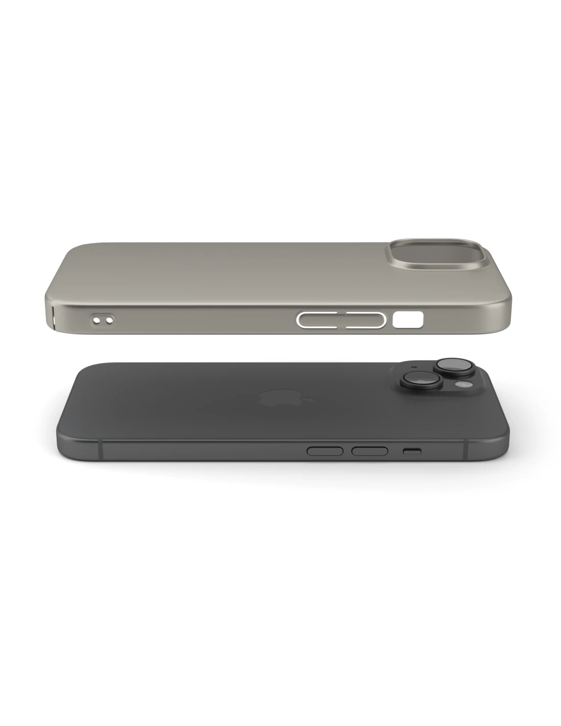 UltraSoft® - Custodia Policarbonato Opaco Soft-Touch Per IPhone 15 Plus - Titanio Naturale 7 UltraSoft® - Custodia Policarbonato Opaco Soft-Touch Per IPhone 15 Plus - Titanio Naturale - immagine 7