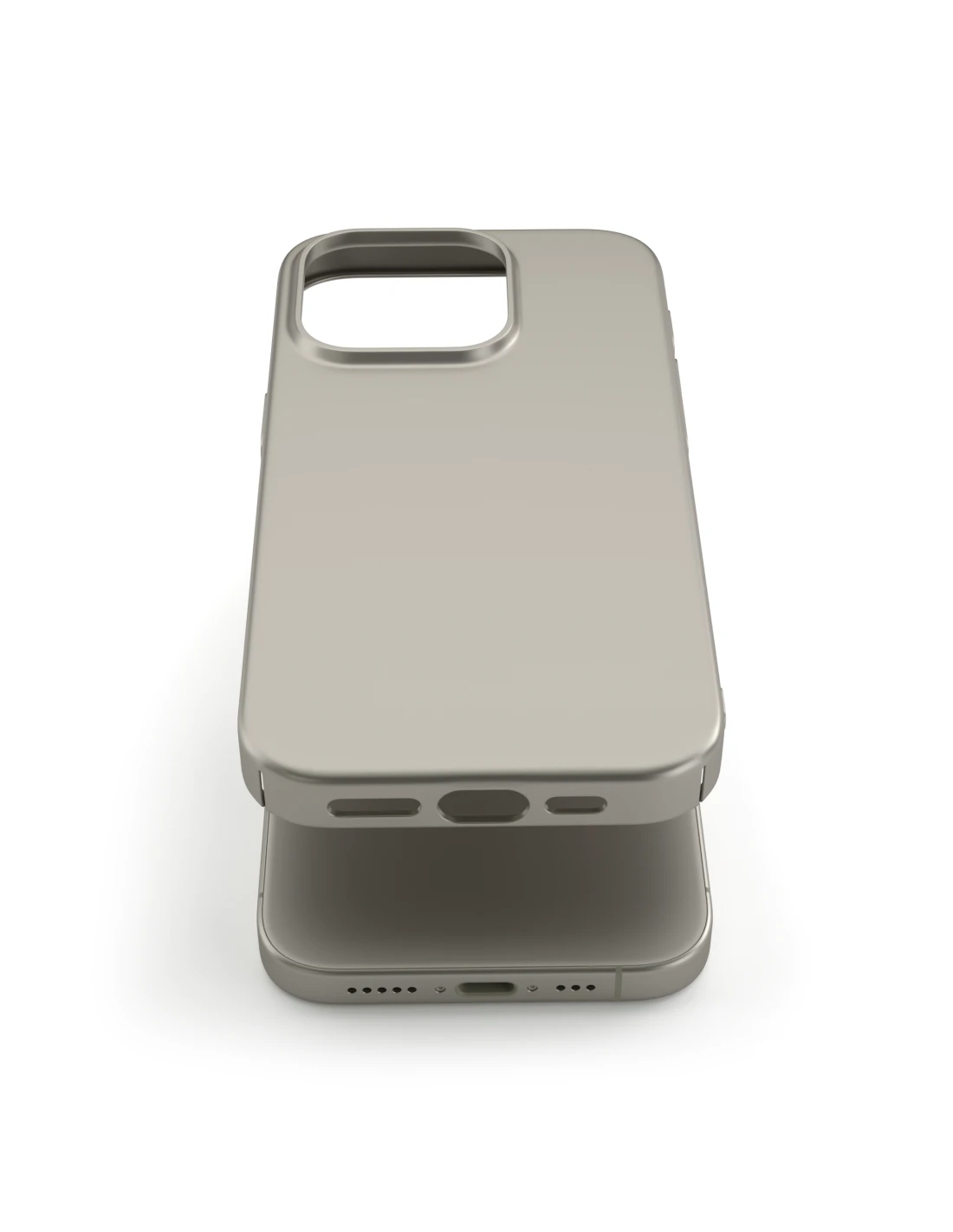 UltraSoft® - Custodia Policarbonato Opaco Soft-Touch Per IPhone 15 Pro Max - Titanio Naturale 5 UltraSoft® - Custodia Policarbonato Opaco Soft-Touch Per IPhone 15 Pro Max - Titanio Naturale - immagine 5