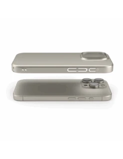 UltraSoft® - Custodia Policarbonato Opaco Soft-Touch Per IPhone 15 Pro - Titanio Naturale -Cover Style Negozio ultrasoft custodia policarbonato opaco soft touch per iphone 15 pro titanio naturale 8