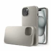 UltraSoft® - Custodia Policarbonato Opaco Soft-Touch Per IPhone 15 - Titanio Naturale