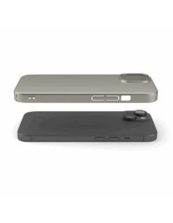 UltraSoft® - Custodia Policarbonato Opaco Soft-Touch Per IPhone 15 - Titanio Naturale -Cover Style Negozio ultrasoft custodia policarbonato opaco soft touch per iphone 15 titanio naturale 6