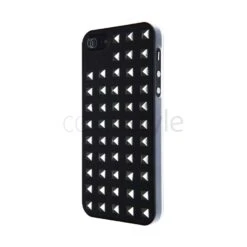 VCubed - Custodia Borchie Quadrate Argento Per IPhone 5/5S﻿ - Nero