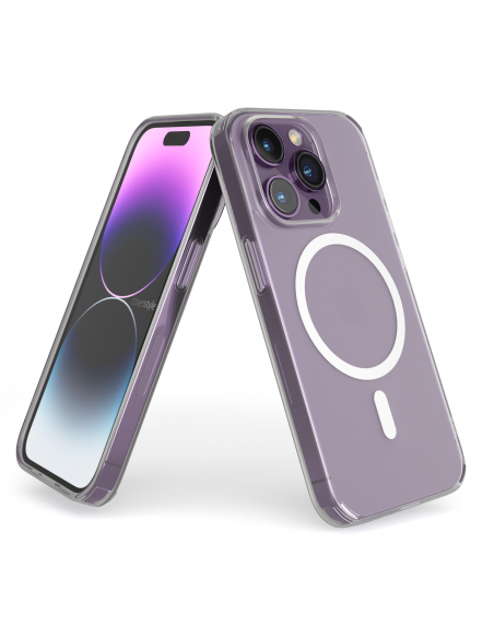 Cover Style Negozio -Cover Style Negozio ultraflex pro custodia tpupc antiurto supporto magsafe per iphone 14 pro max trasparente